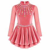 Velvet Dress Pink No 35 Style 2 image