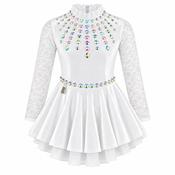 White Velvet Dress No 20 Style 2 image