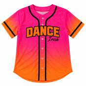Pink &amp;amp; Orange Dance Baseball Top image