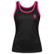 Vest Top – Black with Pink Trim image