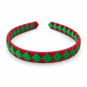 Children’s Red &amp;amp; Green Woven Hairband image