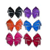 Diamante Satin Bow Small 4.5"