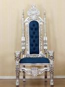 Silver Throne Chair