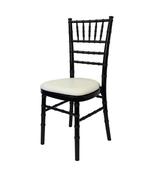 Chiavari Chair - Black with Cream Pad