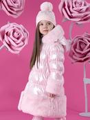 A Dee Aurora Puffer Jacket - Pale Pink image