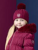 A Dee Bobbie Bobble Hat - Deep Cherry image