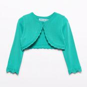 Abel and Lula Knitted Bolero Cardigan - Jade
