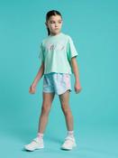 Bonini Shine Cropped T-Shirt - Miami Mint