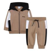 BOSS Colourblock Tracksuit - Brown