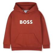BOSS Logo Hoodie - Crimson