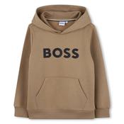 BOSS Logo Hoodie - Brown