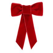 Condor Coquette Velvet Bow Clip - Red Velvet