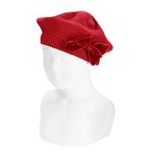 Condor Knitted Beret - Red Velvet