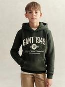 GANT Varsity Hoodie - Green