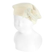 Condor Knitted Beret - Cream