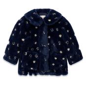 Guess Faux Fur Jacket - Navy image