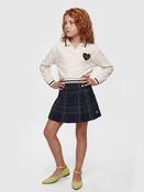 Guess Plaid Skirt Set - Cream image