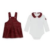 Guess Tweed Dress - Burgundy