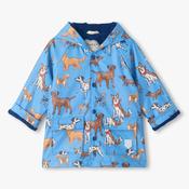 Hatley Little Pups Raincoat - Blue image