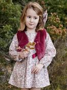 Juliana Faux Fur Gilet - Pink
