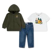 Levi's Hoodie &amp; Jeans Set - Olive image