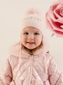 Little A Diamond Bobble Hat image
