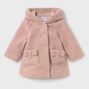 Mayoral Boucle Coat - Pink image