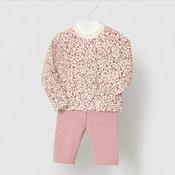 Mayoral Ditsy Print Leggings Set - Pink image