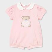 Mayoral Embroidered Romper - Pink image