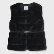 Mayoral Faux Fur Gilet - Black image
