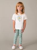Mayoral Floral Print Leggings Set - Green image