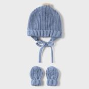 Mayoral Hat &amp; Mittens - Blue