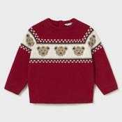 Mayoral Jacquard Jumper - Red