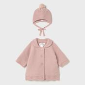 Mayoral Knitted Coat - Baby Rose image