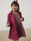 Mayoral Pleated Coat - Raspberry image