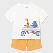 Mayoral Surfer Shorts Set - Peach image