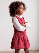 Mayoral Tweed Dress - Red image