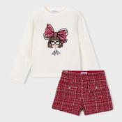 Mayoral Tweed Shorts Set