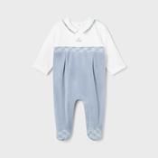 Mayoral Velour Babygrow - Sky image
