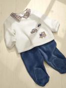 Mayoral Velour Leg Warmer - Blueberry