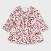 Mayoral Velvet Dress - Pink image