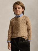 Ralph Lauren Cable Knit Sweater - Brown image