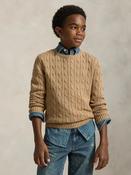 Ralph Lauren Cable Knit Sweater - Brown image