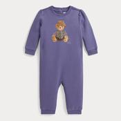 Ralph Lauren Polo Bear Romper - Purple image