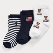 Ralph Lauren Socks - White/Navy image