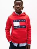 Tommy Hilfiger Heritage Flag Hoodie - Red