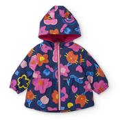 Tuc Tuc Printed Raincoat - Navy