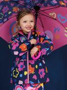 Tuc Tuc Printed Raincoat - Navy image