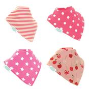 Ziggle Pretty Pinks Bib Set image