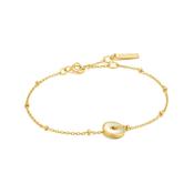 Ania Haie Gold Mother of Pearl Disc Bracelet image